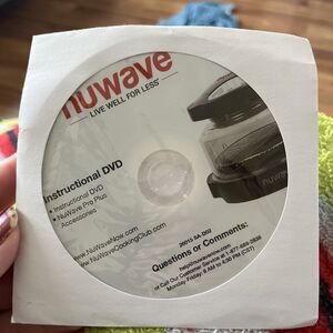 NuWave Pro Infrared Oven Instructional Manual Recipes DVD